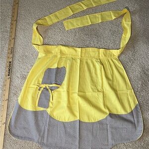 Yellow Apron with Pocket